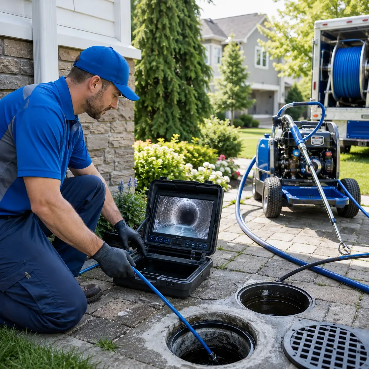Outdoor drain cleaning professionals serving Marion, MI