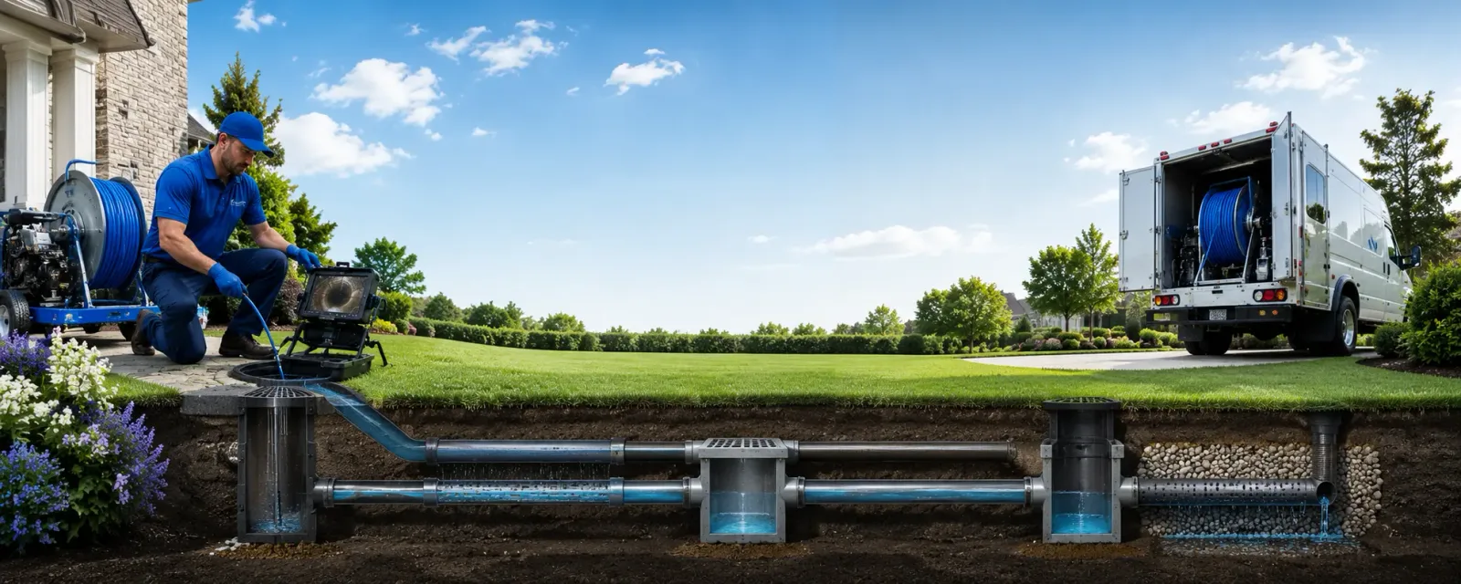 Outdoor drain cleaning information for Marion, MI