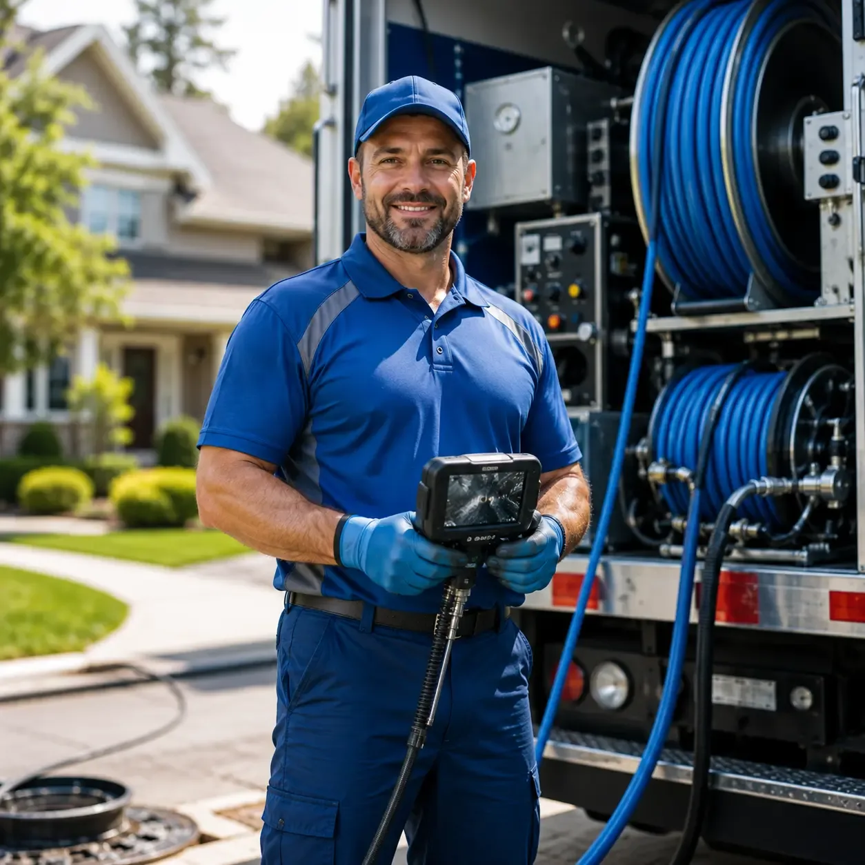 Local outdoor drain cleaning specialists in Marion, MI